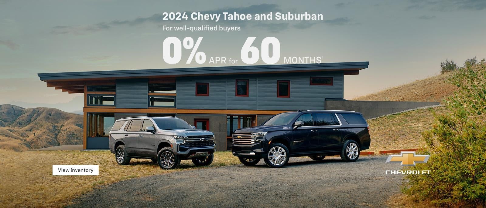 2024 Chevy Tahoe and Suburban